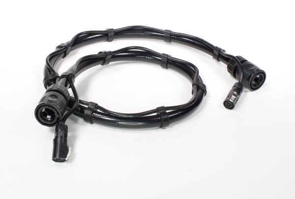 A Black Color Hose Kit With A White Background