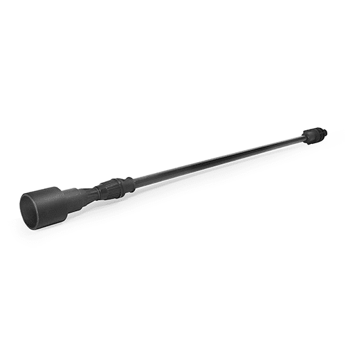 A Black Color Extension Wand Rod With No background
