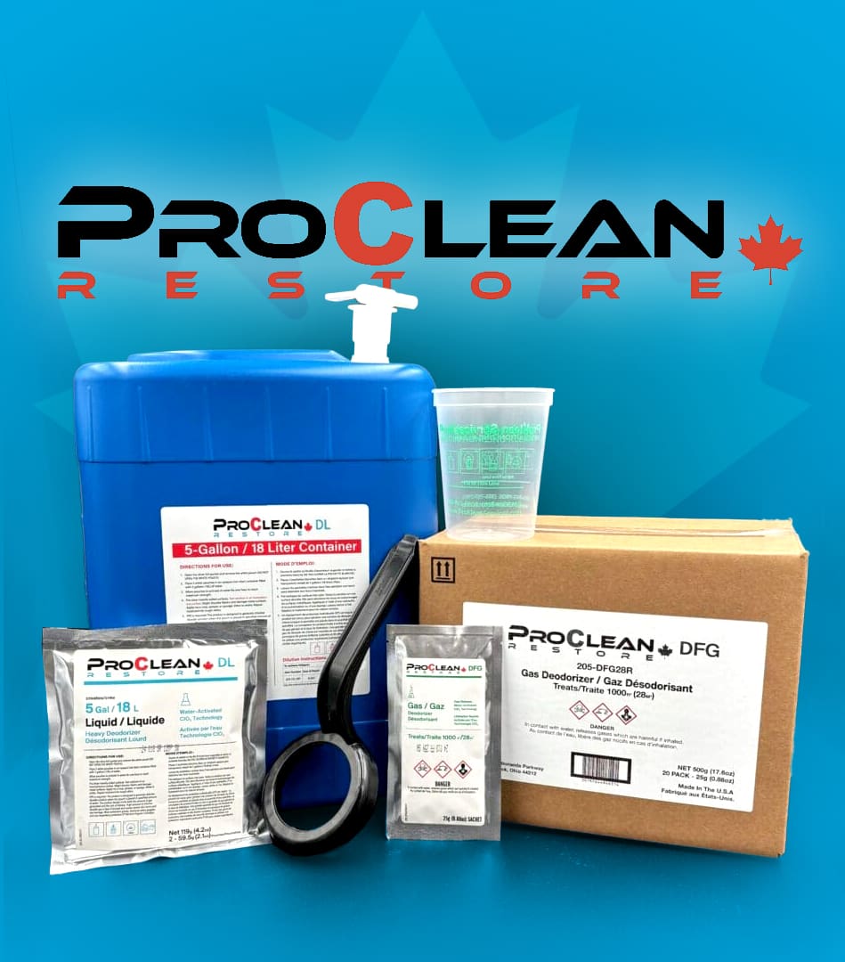ProKlean Restore product showcase for Canada restoration and cleaning solutions
